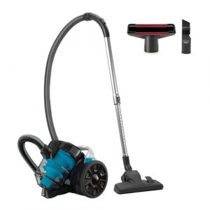 BLACK+DECKER - Aspirateur sans Sac BXVML701E | 700W | 18kPa | Technologie Cyclonique | Filtre HEPA13 Lavable | R&eacute;servoir 2L | Rayon d'action 8m | T&ecirc;te All-Rounder | Accessoires Inclus (cadeau-son, neuf)