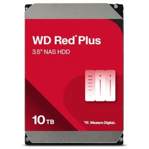 WD Red Plus 10 To pour NAS Disque dur interne de 3,5", 7200 tr/min Class, SATA 6 Go/s, CMR, Cache de 256 Mo, garantie 3 ans (reconditionné) (TECHNICAL DATA, neuf)