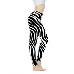 Biyejit Pantalon de yoga taille haute pour femme Legging d'entra&icirc;nement pour femme, Z&eacute;br&eacute;, XS (guangzhouyangtongshangmaodiangerenduzi, neuf)
