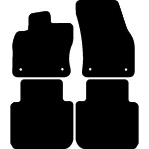 Kovvar Tapis de Sol Compatible avec Volkswagen Tiguan 2016-2024 Correspondant &agrave; la Version: Tiguan Allspace | 5 si&egrave;ges | Qualit&eacute;: Basic (Kovvar, neuf)