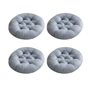 Mozzeilee Coussin de chaise rond, coussin de si&egrave;ge doux pour l'int&eacute;rieur et l'ext&eacute;rieur pour chaises de salle &agrave; manger 40x40cm, tapis de chaise pour fauteuils de jardin en rotin pour canap&eacute; de chambre (Mozzeilee, neuf)