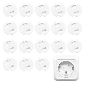 Protection Prise Electrique Bebe, 18 pi&egrave;ces Protege Prise Electrique Bebe, Cache Prise Bebe, Cache Prise B&eacute;b&eacute;, Prot&egrave;ge Prise B&eacute;b&eacute;, pour prot&eacute;ger les b&eacute;b&eacute;s et les pour animaux domestiques. (AMAAL ABD LIMITED, neuf)