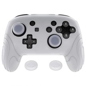 PlayVital Coque pour Switch Pro Protection Manette pour Nintendo Switch Pro,Étui Housse avec Capuchon Joystick,Antidérapante-Violet Pâle,Édition Samouraï (Game Skindecal Store, neuf)