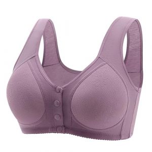 Soutien Gorge Ouvert Devant sans Armature Brassière Sport Ouverture Devant Soft BH Soutien-Gorge Femme Soutien Gorge Pas Cher Brassières Fitness Yoga Sleep Lingerie (sampleus, neuf)