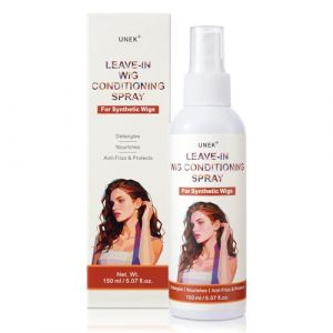 UNEK Spray d'entretien sans rin&ccedil;age pour perruques synth&eacute;tiques - D&eacute;m&ecirc;lage instantan&eacute; et contr&ocirc;le des frisottis - Rafra&icirc;chissement rapide &agrave; tout moment - Entretien facile sans rin&ccedil;age - 150 ml (oivolii-shop., neuf)