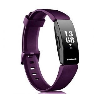 FunBand Compatible avec Fitbit Inspire & Fitbit Inspire HR Bracelet, Bande en Silicone Souple Sangle de Remplacement Reglables Sport Accessorie pour Montre Connectée Fitbit Inspire & Inspire HR (FunBand EU Direct Store, neuf)