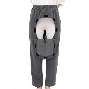 DZZTHSH Pantalon Ouvert à l'entrejambe pour Adulte, vêtements pour Hommes/Femmes, Pantalons de Soins d'incontinence pour Les Patients âgés handicapés et chirurgicaux (雪慧小店, neuf)