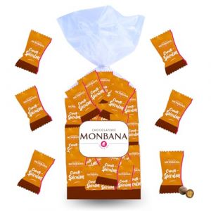 MONBANA | 100 Crousti-Spéculoos | Délicieuses Croustilles au Chocolat à offrir ou à déguster en toute intimité autour d'un café ou une boisson gourmande (PRO DISTRI, neuf)