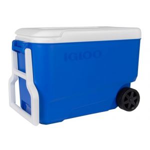 Igloo Wheelie Cool 38 Glacière sur Roues, 36 Litre, Bleu/Blanc (Spain Outdoor Products, neuf)