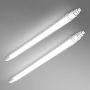 ALUSSO LIGHTING Lot de 2 R&eacute;glette LED 60cm, 18W 1800LM 5000K Neutre Blanc IP65 Ext&eacute;rieur &eacute;tanche Neon LED, Tubes Lumineux pour Garage, Cave,Entrep&ocirc;t, Bureau, Atelier, &eacute;clairage de cuisine (XL2021, neuf)