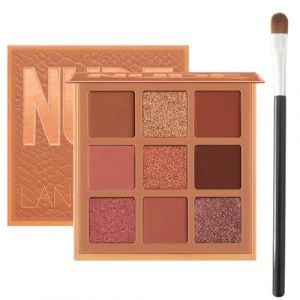 Palette fards à paupières professionnelle Smokey Eyes,marron rouge violet intense paillettes,palette maquillage pour les yeux,rendez-vous gothique à la fin la mode maquillage d'Halloween (A) (jixiangchenouzhoudian, neuf)