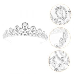 HEATSHAKING Couronne de Mariage et Diad&egrave;me Scintillant pour Mari&eacute;e Accessoire T&ecirc;te &Eacute;l&eacute;gant pour C&eacute;r&eacute;monie et F&ecirc;te (Tqlll, neuf)