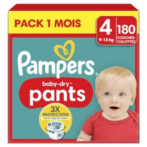 Pampers Couches culottes baby dry pants taille 4 - Le paquet de 25 (Bienfaisant - GRATUITE Livraison + 150 EUR / Promo, neuf)