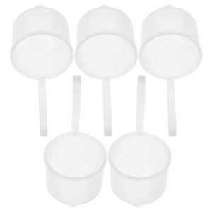 Garneck 5 Pi&egrave;ces Lot de 5 Coupelles de Viscosit&eacute; pour Peinture et Encre Entonnoir &agrave; Verser en Plastique R&eacute;sistant Chimique Kit Industriel de Test de Viscosit&eacute; pour Pistolet &agrave; Peinture (MinghuiD, neuf)