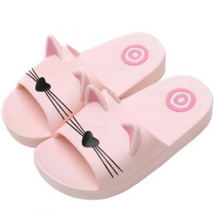 Acfoda Sandale Piscine Enfant Maison Chausson de Bain Fille Antidérapant Ete Chaussure de Douche Claquettes Léger Maison Slippers Rose 32/33 (Nzcm, neuf)