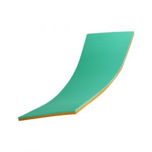 predolo Tapis Flottant Enroulable pour Piscine, Jeu pour Enfants, Divertissement en Famille, Tapis Flottant pour Extérieur, Rivière, Extérieur, Vert Orange (mubenbeo, neuf)
