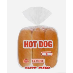 Pains pour Hot-Dog Hacendado, 6 Pi&egrave;ces par Paquet, 330g, Lot de 3 Paquets (LOGAN MALL, neuf)