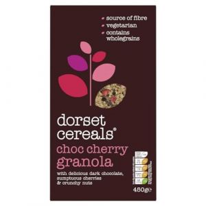 Dorset Cereals Granola au chocolat et aux cerises, 450 g (Healthy Living for You, neuf)