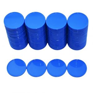 Smartdealspro Mini jetons de poker en plastique opaque avec boîte de rangement (bleu purssien, 25 mm) (SuperDealsPro(SmartDealsPro Official Store), neuf)