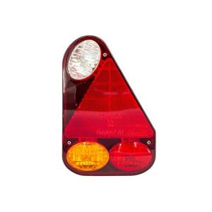 UNITRAILER Feu Arri&egrave;re Droit Asp&ouml;ck Earpoint III 5 Broches 12V&ndash; Feu de Remorque Multifonction avec Feu de Recul, Stop, Clignotant et Catadioptre Triangle pour Remorque, Caravane ou V&eacute;hicule Utilitaire (UNITRAILER, neuf)
