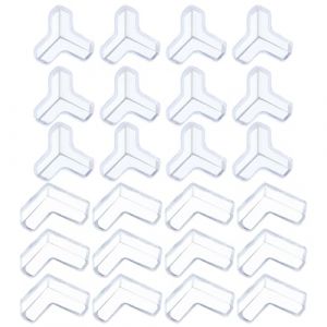 12 Coins Anti-Collision En Forme De T, 12 Coins Anti-Collision En Forme De L, Coins De Protection Des Bords De Table, Protection Des Bords De S&eacute;curit&eacute; Des Enfants (JOHN MACKIN, neuf)