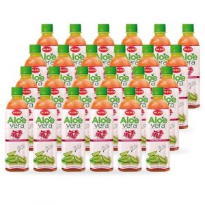 ALEO 0.5L Premium Pomegranate Aloe Vera Drink - Natural, No Preservatives, No Artificial Colors Superior Taste Award 2025 (Sorina France, neuf)