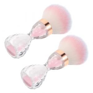 ELAYARD 2pi&egrave;ces Pinceaux De Nettoyage Pour Ongles Avec Forme Sablier Doux Pour Et Maquillage Grand T&ecirc;te Pour Nettoyage Outil Pour Blanchisserie Et Soins D&eacute;licats (Heyyii, neuf)