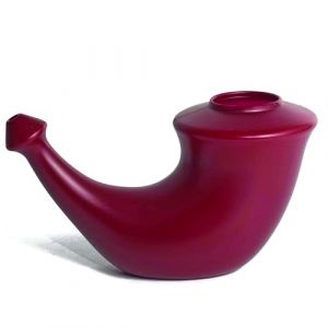 DmDoyy Rhino Horn Neti Pot Rouge, Lavage De Nez Adulte Recommandé Par Les Médecins, Système D'Irrigation Sinusoïdale Pour Congestion Nasale, Allergies Et Soins Quotidiens (ShiJiaZhuangChunZhiChuanShangMaoYouXianGongSi, neuf)