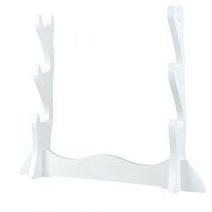 Serenitison Support d'affichage Katana,Support d'&eacute;p&eacute;e Longquan Blanc,Pr&eacute;sentoir Katana,pour Couteaux Katana,Sabre,Supports d'&eacute;p&eacute;e d'arts Martiaux,Ornement de Maison,Pr&eacute;sentoir de Support d'&eacute;p&eacute;e (Zhuhaiyan, neuf)