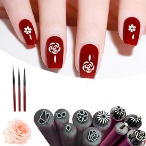 Stylo Tampon Nail Art, Nail Art Stamp Pen, Stylo Tampon Ongle, Tampon Ongle Nail Art, Stylo Pour Ongles Nail Art Pour Fleur Tampon, Stylo Tampon Pour Nail Art Pour La Maison, Salon De Beauté (10pc) (wuhuqimaoshangmaoyouxiangongsi, neuf)