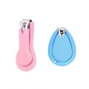 2pcs Coupe ongles bébé Coupe Ongles En Acier Inoxydable Soin des ongles Poignée large et ergonomique (zhenliguanglu60hao, neuf)