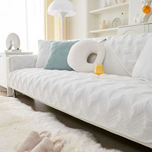 WYJHNLBEDC Housse De Canap&eacute; d'angle, Couvre/Jete/Protege De Canape 3 Places, Housse Bz/Fauteuil/Clic Clac 2 Places Convertible, Protection Canap&eacute; Chat Chien (Absolutely perfect, neuf)