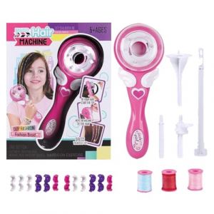 Machine à tresser électrique, kit de tresse de cheveux automatique, tresse de cheveux multifonctionnelle, tresse de cheveux de salon de beauté, tresse de cheveux de jouet de mode, tresse de cheveux d' (weilkm, neuf)