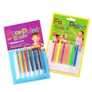 Housoutil 12Pi&egrave;ces Crayons de Peinture Halloween B&acirc;tons de Maquillage Visage et Corps Non Toxiques pour Cosplay et F&ecirc;tes Kit pour Adultes (Entertainment First, neuf)