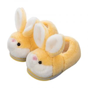 Pantoufles Lapin En Peluche,AsudaroPantoufles Lapin Pour Femme Chauds,Chausson Enfant - Chauds, Moelleux, Chausson En Peluche Pour Garçons, Filles, Adultes - 38-39Size (Amorar, neuf)