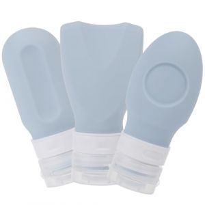 Cabilock 3 Pi&egrave;ces Flacon Distributeur Silicone Vide Flacon De Voyage Pour Cosm&eacute;tique Et Article De Toilette Lot De Rechargeables &Eacute;tanches (Thomas Zack Yang, neuf)