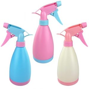 Gentpovth 3 Pièces 500ML Flacon Spray Bouteilles Vide Rechargeable (Riz-rose-bleu) (Grapefruit Store, neuf)