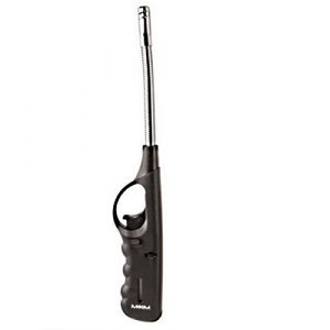 Allume Gaz Rechargeable Flexible MaXiM 28cm - Briquet Barbecue - Noir -706, Plastique, Moderne (La Grotte aux Trésors Minéraux, neuf)