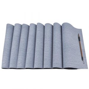 Tissu de Calligraphie, 6 Pièces Papier Magique Réutilisable, Papier D'Écriture à L'Eau, Papier à Eau Magique Outil de Pratique de Papeterie, Ensemble Calligraphie Chinoise sans Encre pour Étudiant (6) (qingzeyuan, neuf)