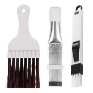 Lot de 3 peignes à ailettes pour condenseur de climatiseur,Peigne de Nettoyage de condenseur, brosse de nettoyage des ailettes,brosse de nettoyage pour climatiseur pour nettoyer le radiateur (Stazsd, neuf)