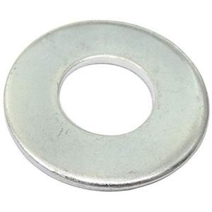 AERZETIX - C44429 - Lot de 20 Rondelles plates larges M24x55 mm - épaisseur 3.8 mm - DIN9021 - en acier zingué - couleur argent - assemblage boulon vis écrou serrage étanchéité fixation (Tuning, neuf)