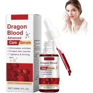 Essence De Sang De Dragon, Sérum Anti-Rides Visage, Sérum Sang De Dragon Pour Le Visage, Soins De La Peau Anti-Rides, Hydratant & Repulpant, Raffermissant, Dragon Blood Advanced Repair Serum (1) (xiaxiappa99, neuf)
