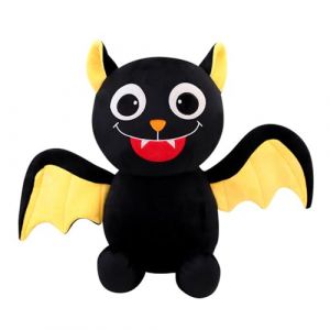 NatureMan Peluche chauve-souris d'Halloween - 30 cm - Peluche - Jouet animal - Diable - Chauve-souris - Poupée d'Halloween - Ornements / cadeaux pour enfants (NatureMan, neuf)