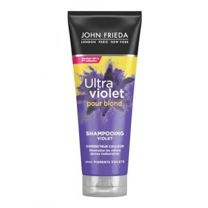 JON FRID. – Shampooing Revitalisant Anti-jaunissement, Pigments Violets Ultra Violet, Tube 250mL - Lot de 3 - vendu par Lot (Franc shopping, neuf)