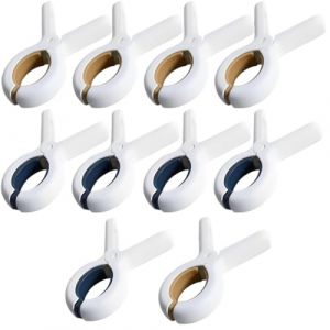 KOLZEMV Pinces &agrave; Serviette de Plage, 10 PCS Pinces &agrave; Linge, pince a linge, Grandes Pinces &agrave; Linge Clip de Brise-Vent, Durable Grosse Pince Plastique pour Serviette de Toilettes, Couettes, Couverture (ZHAO CI YK, neuf)