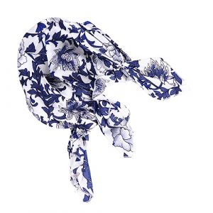 TOGEVAL Bonnet Satin Cheveux Nuit Foulard de Sommeil Protecteur Cheveux Confortable et &Eacute;l&eacute;gant Motifs Floraux Adapt&eacute; pour Grossesse et Usage (BOBOLING, neuf)