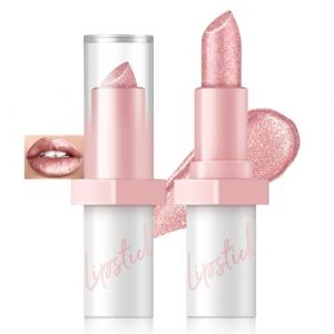 Noerrors Rouge &agrave; l&egrave;vres m&eacute;tallique nude paillet&eacute;, couleur intense &agrave; &eacute;clat &eacute;lev&eacute;, rouge &agrave; l&egrave;vres cr&egrave;me diamant&eacute; marron ros&eacute;, tenue longue dur&eacute;e avec fini scintillant doux (NoerrorsEU, neuf)