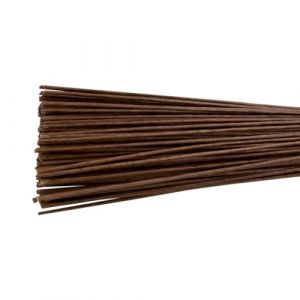 JIHUOO Lot de 60 tiges de Fil de Fer Floral de 40 cm d'&eacute;paisseur - Tiges en Fil de Fer pour Loisirs cr&eacute;atifs - Tiges de Bouquet de fleuristes - Fournitures d'arrangement Floral - Marron (cheng juan1, neuf)