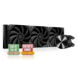 ID-COOLING FX360 PRO Refroidisseur liquide AIO 360 mm, 3 ventilateurs 120 mm haute efficacit&eacute;, t&ecirc;te de pompe CD, compatible Intel et AMD (ID-COOLING EU, neuf)