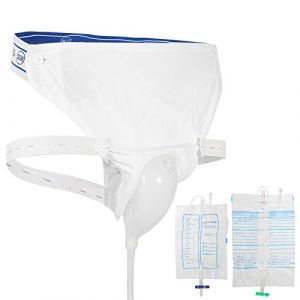 Sac d'urine réutilisable pour homme et femme, collecteur d'urine, urinoir en silicone, adultes, homme, femme, sac à pipi âgé, urinoir avec sacs d'urine, utilisation en extérieur (Elderly Men Type) (Gegong-EU, neuf)